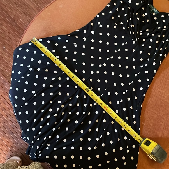 Lauren, Ralph Lauren polkadot fit, and flare dress - Picture 7 of 7